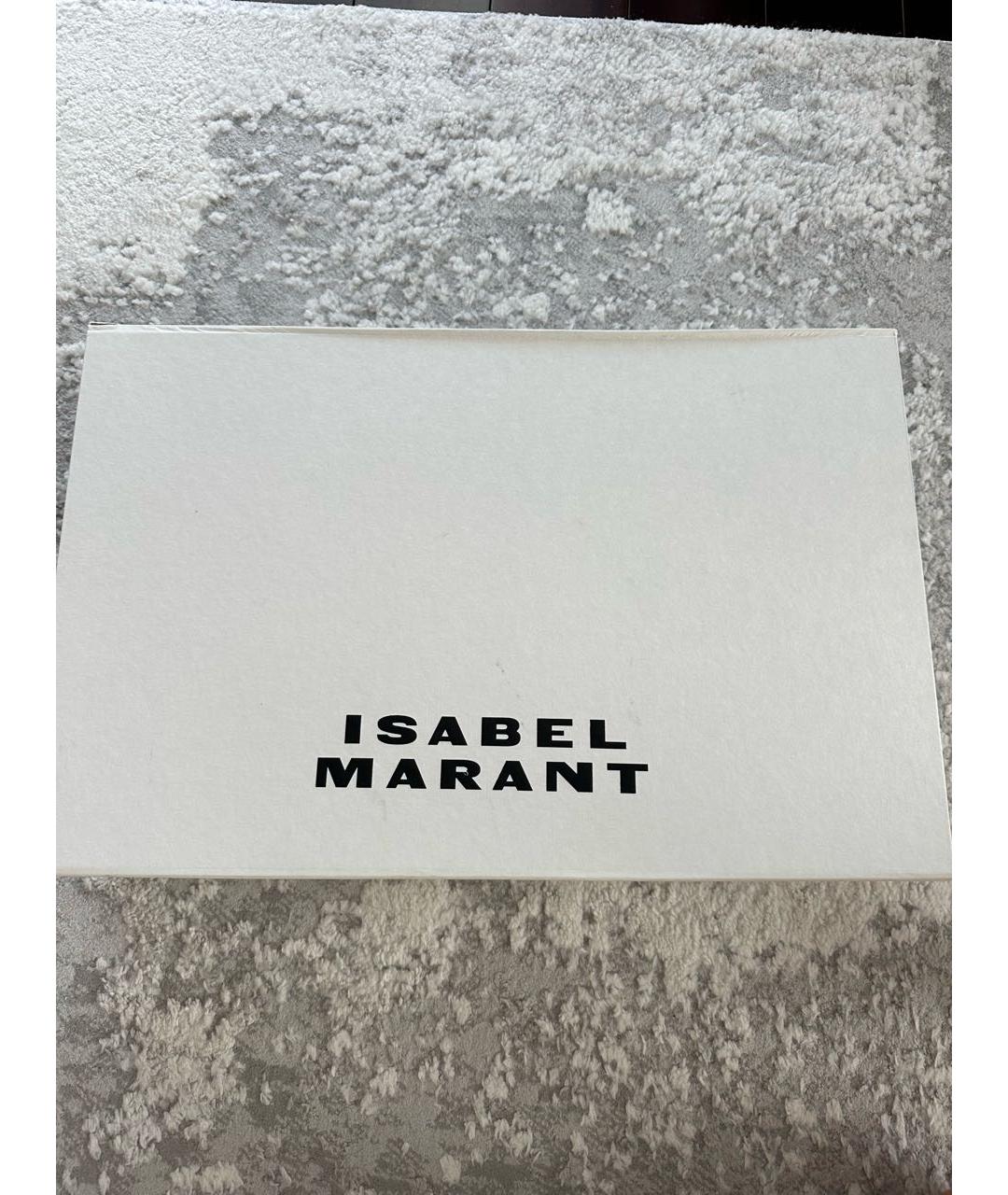 ISABEL MARANT Черные кожаные сапоги, фото 7