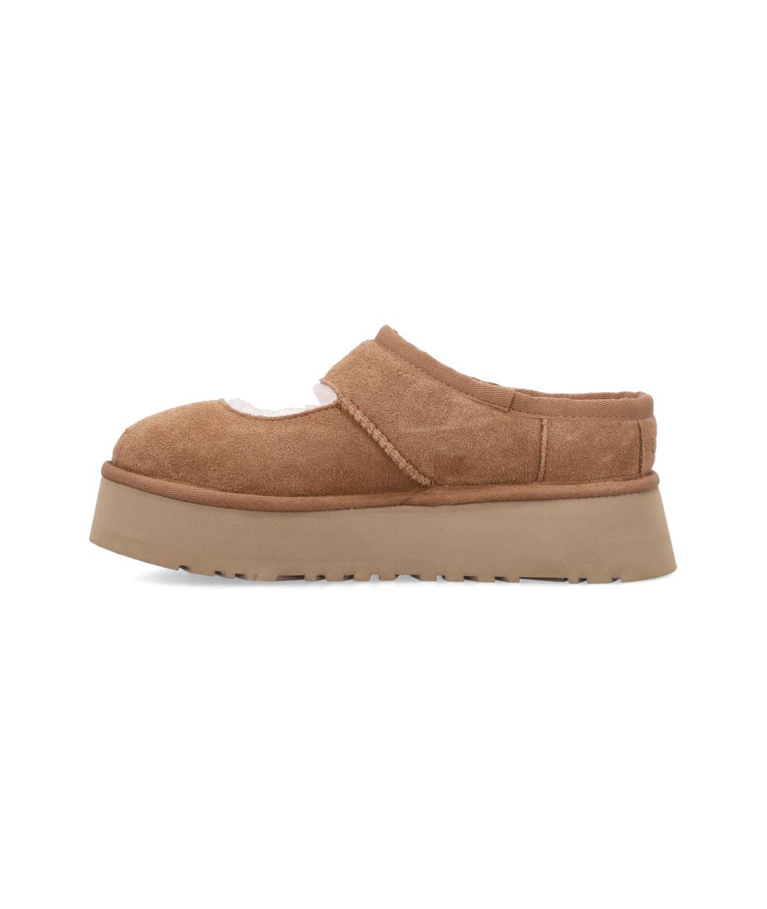 UGG AUSTRALIA Коричневые замшевые балетки, фото 3