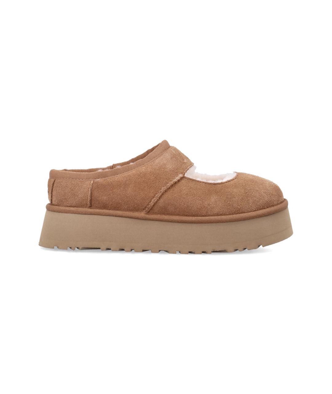 UGG AUSTRALIA Коричневые замшевые балетки, фото 1