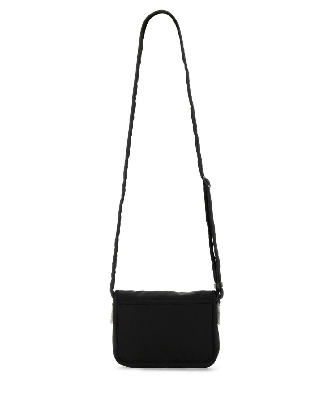 SAINT LAURENT Черная тканевая сумка на плечо, фото 2