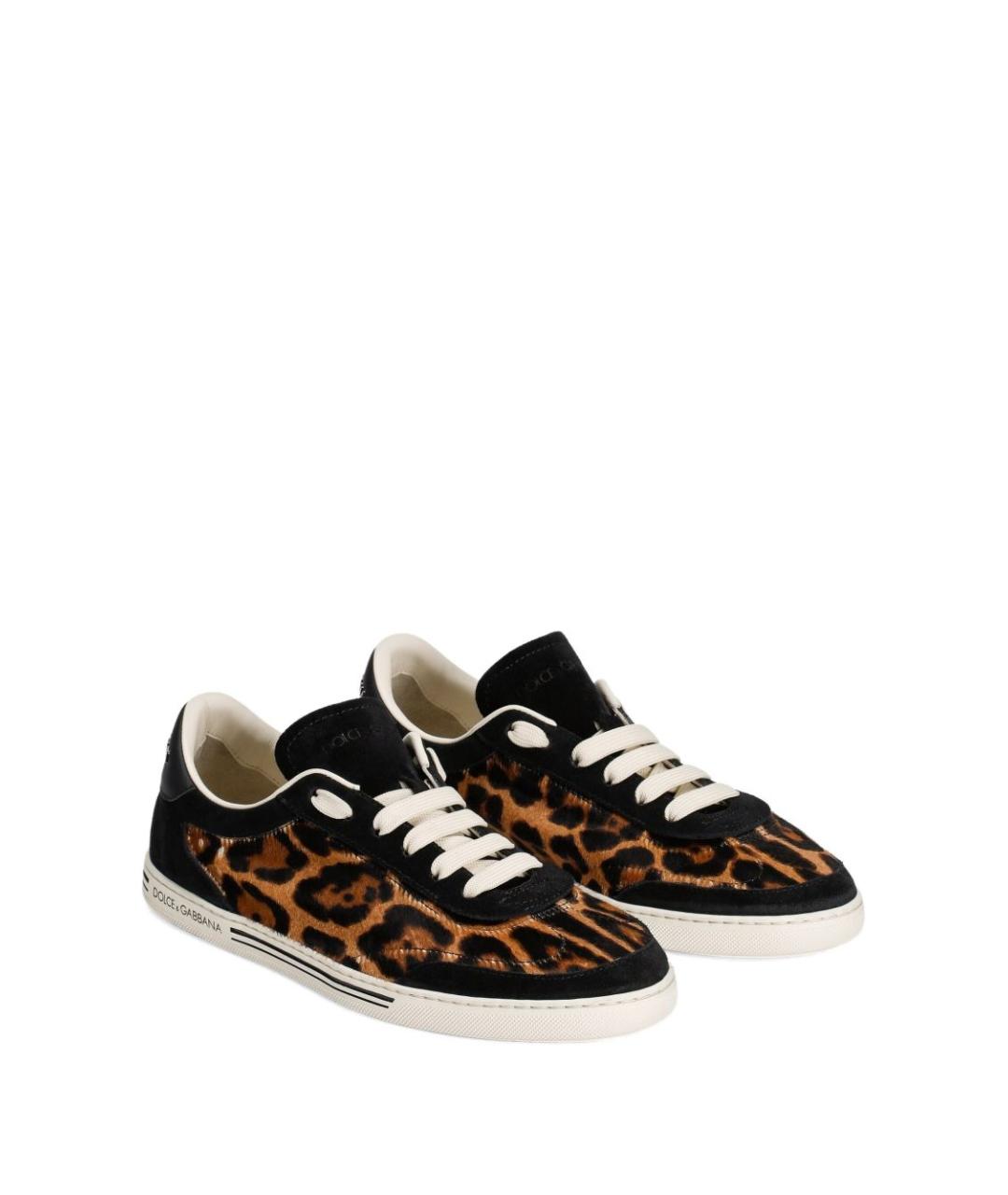 DOLCE&GABBANA Мульти замшевые кеды, фото 3