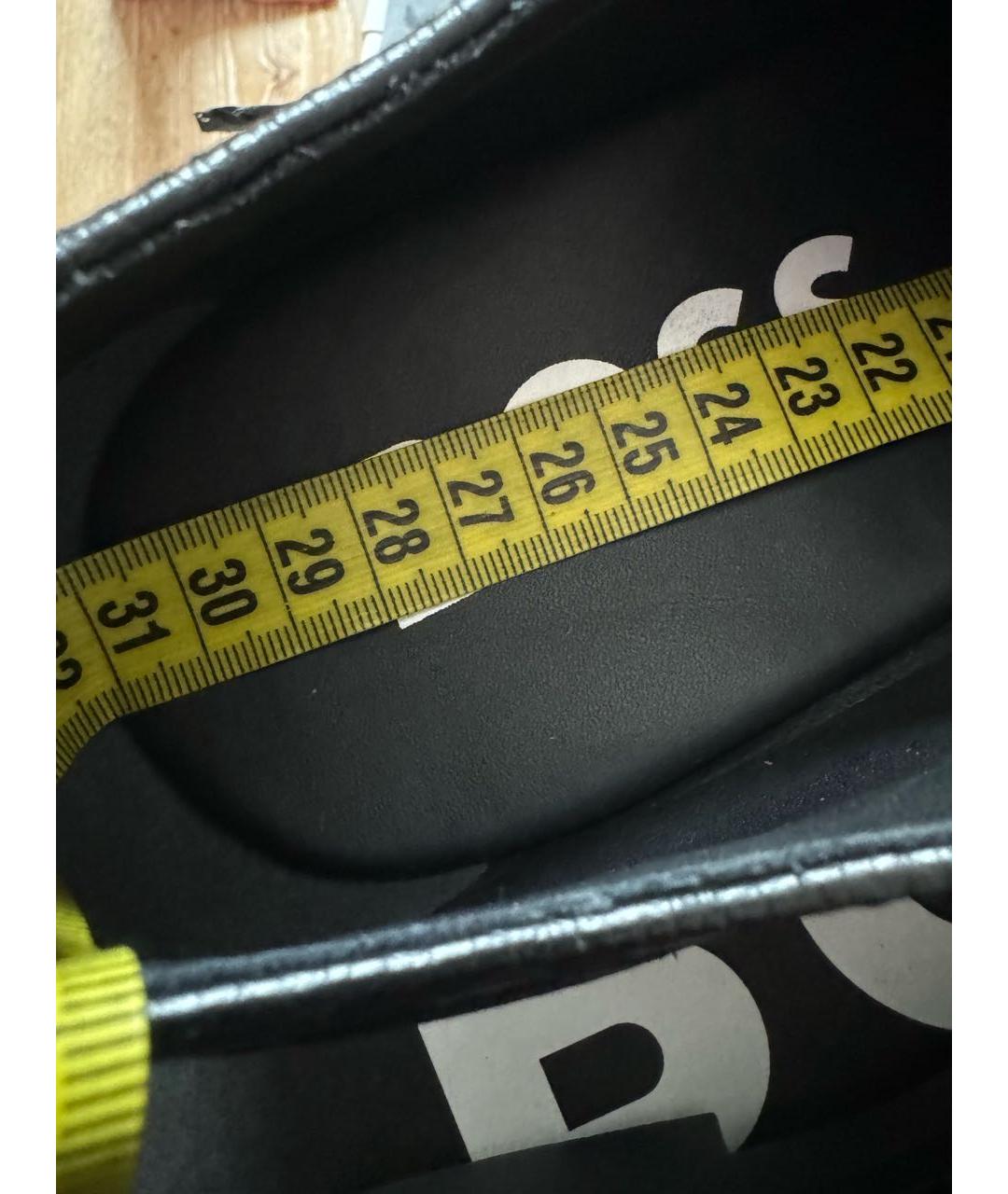 HUGO BOSS Черные кожаные туфли, фото 5