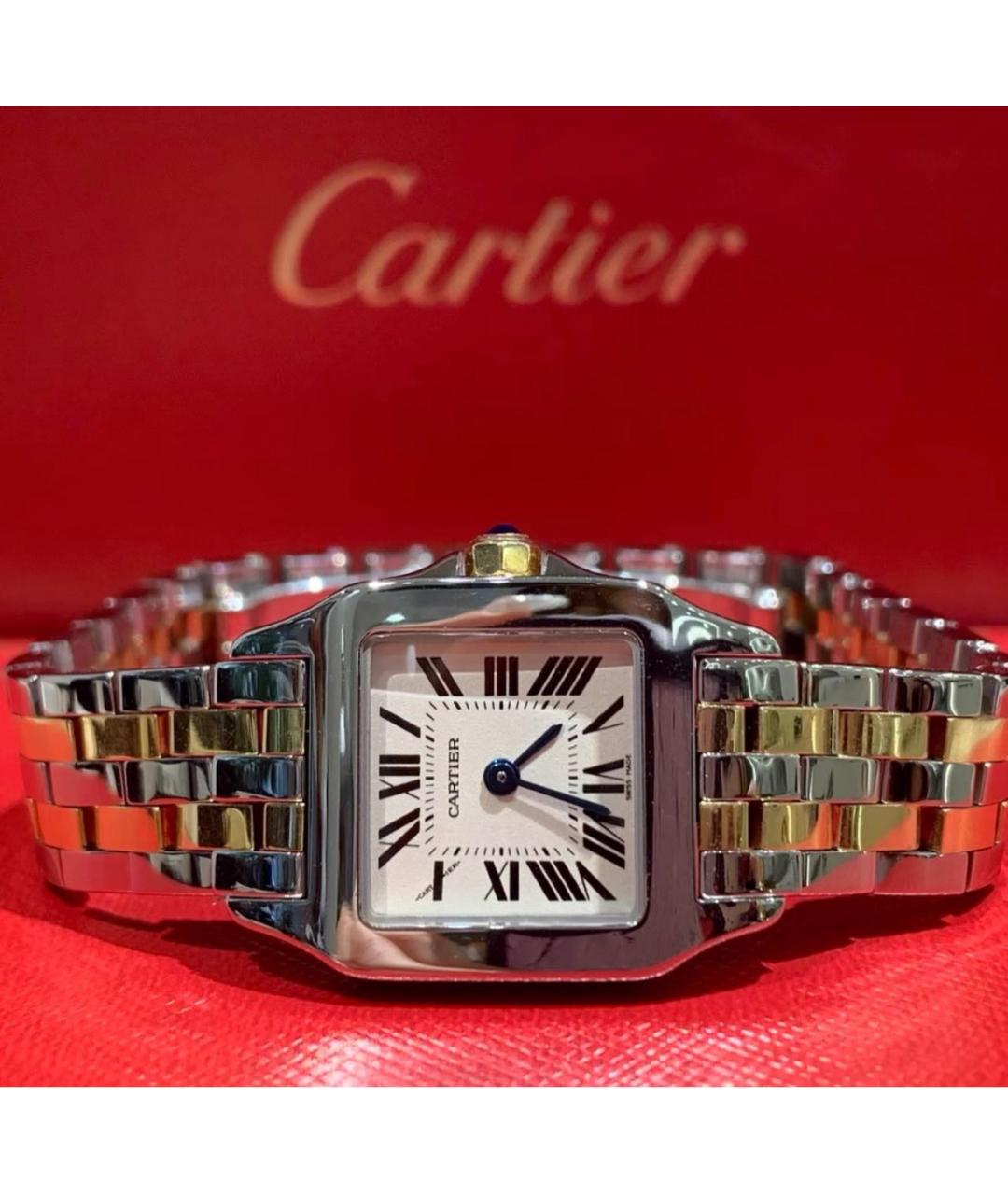 CARTIER Серебряные часы из розового золота, фото 2