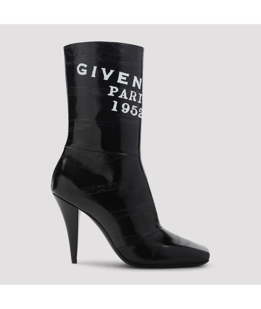 GIVENCHY Черные кожаные ботильоны, фото 2