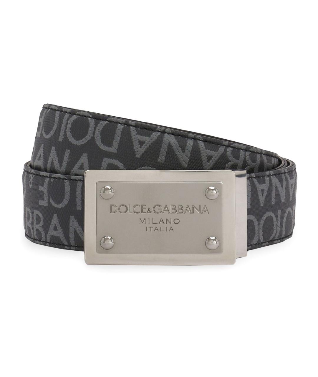 DOLCE&GABBANA Черный ремень, фото 1