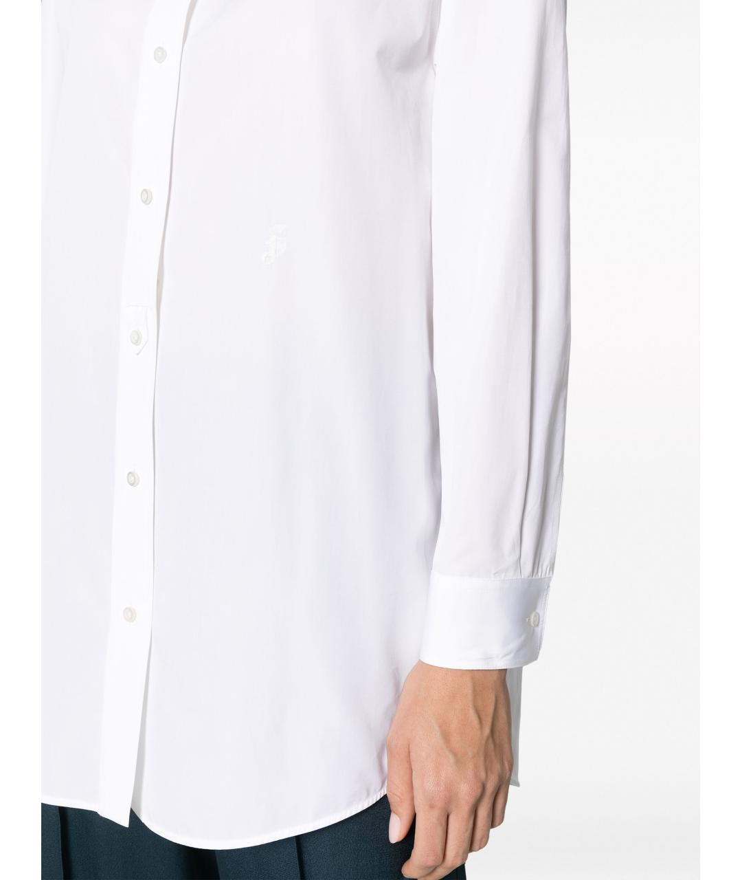 JIL SANDER Белая хлопковая рубашка, фото 5
