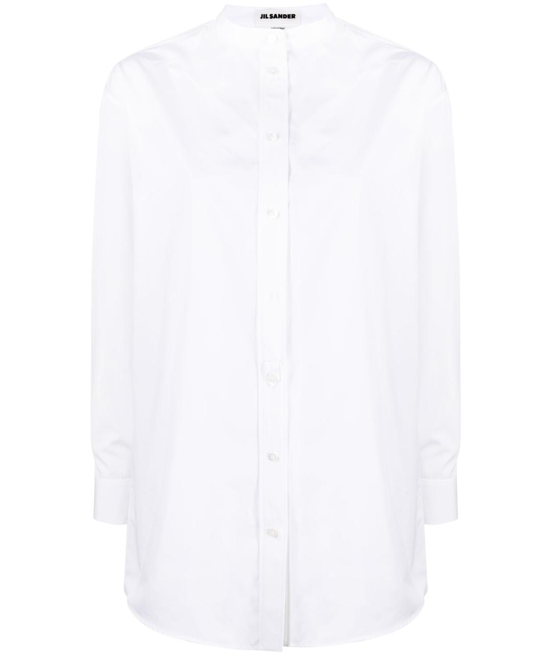 JIL SANDER Белая хлопковая рубашка, фото 1