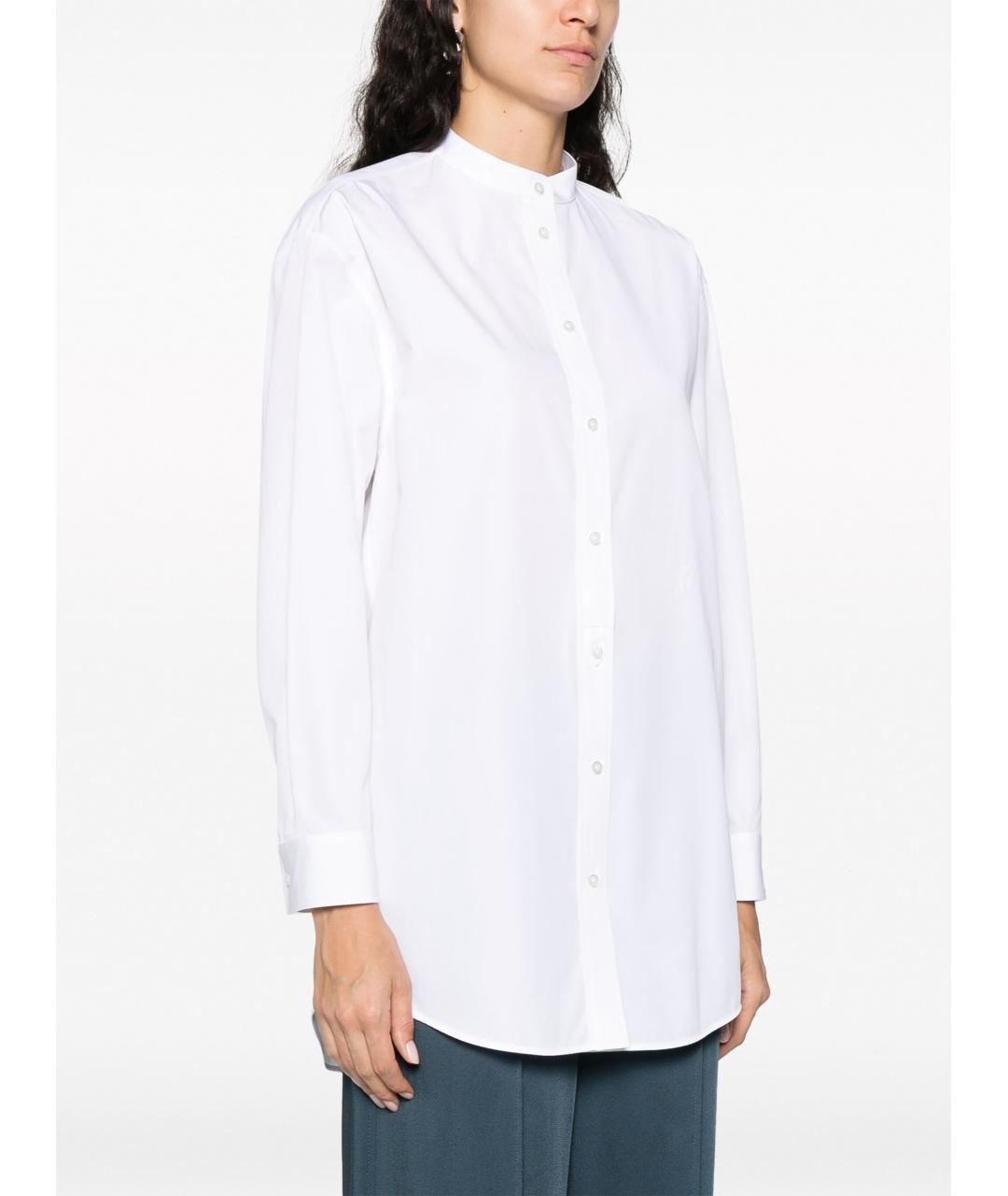 JIL SANDER Белая хлопковая рубашка, фото 3