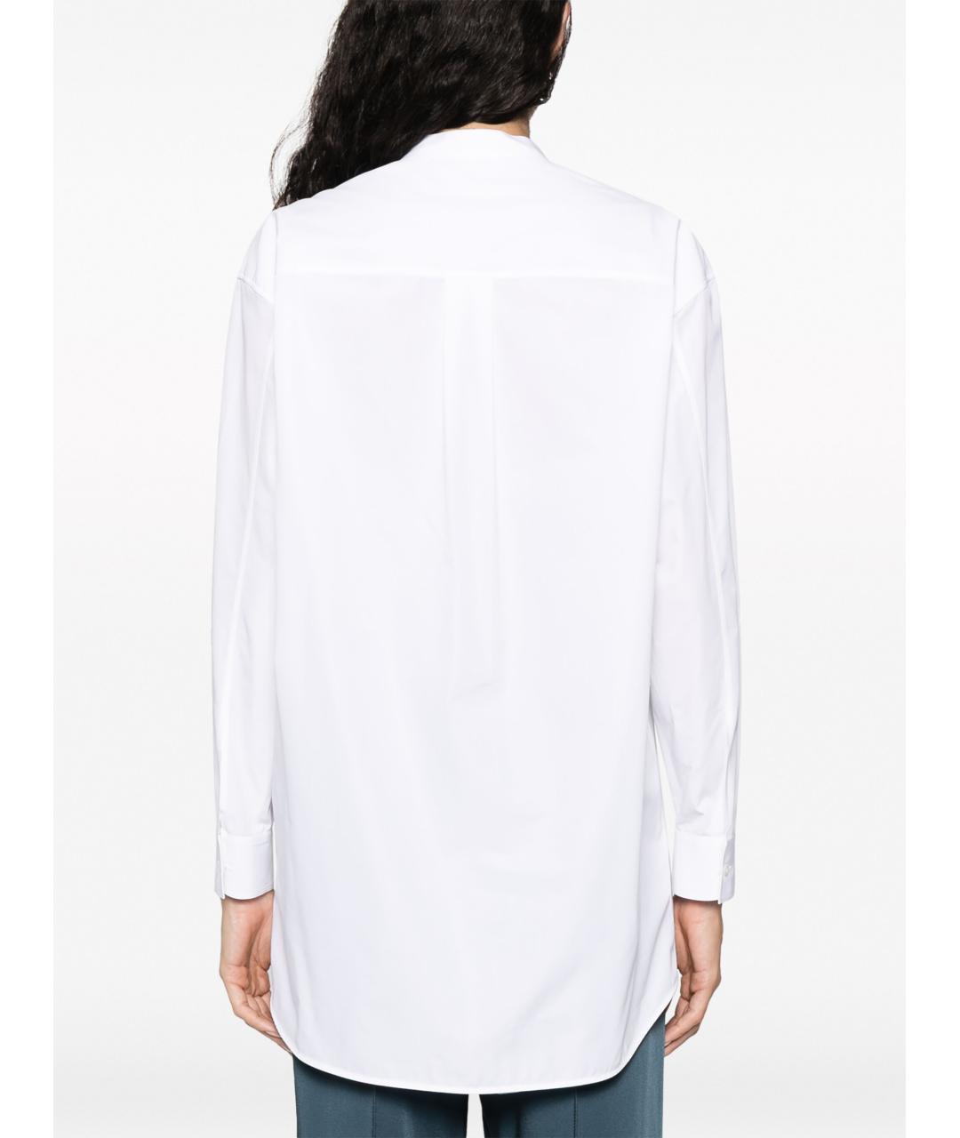 JIL SANDER Белая хлопковая рубашка, фото 4