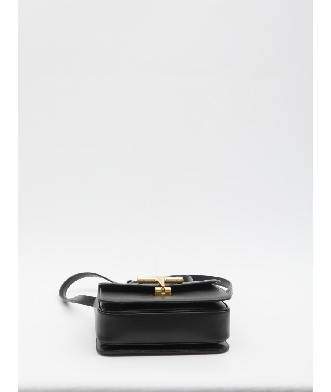 GUCCI Черная кожаная сумка через плечо, фото 3