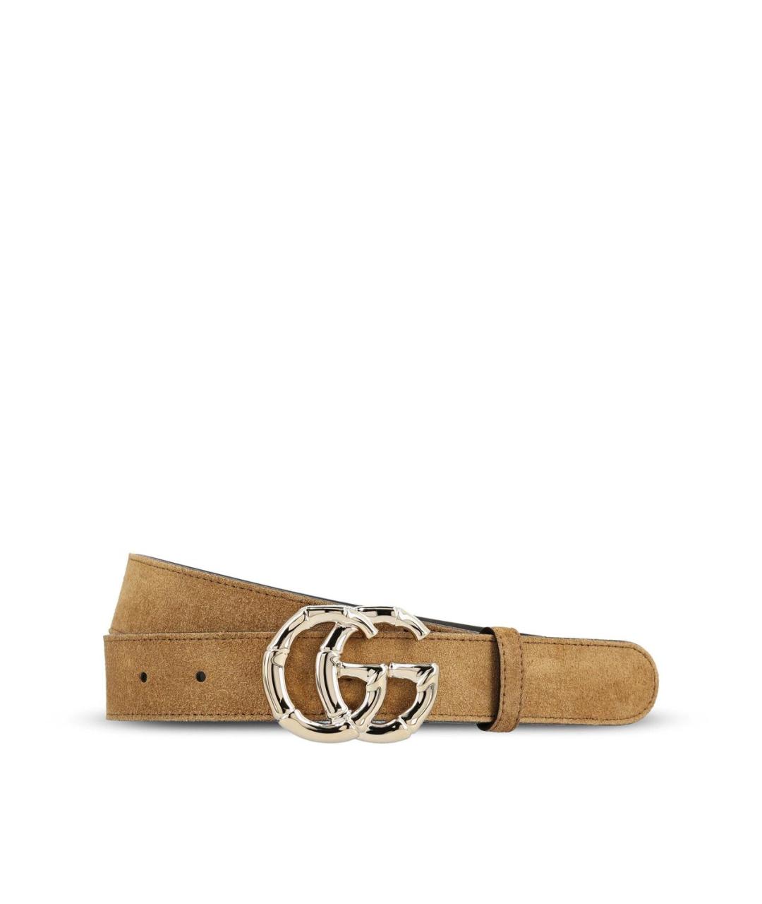 GUCCI Коричневый кожаный ремень, фото 1