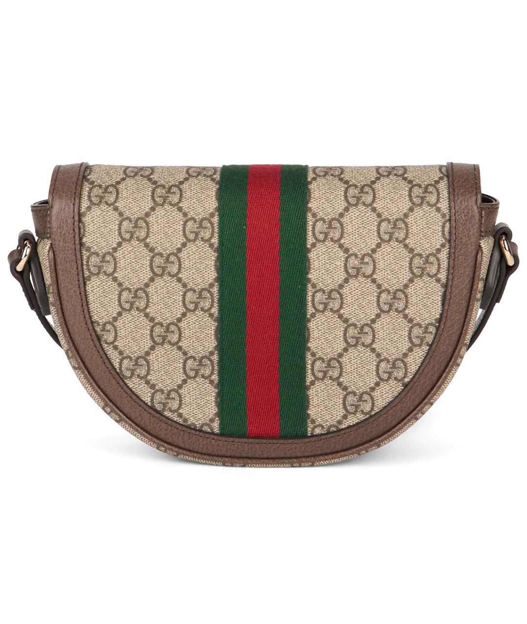 GUCCI Бежевая хлопковая сумка через плечо, фото 4