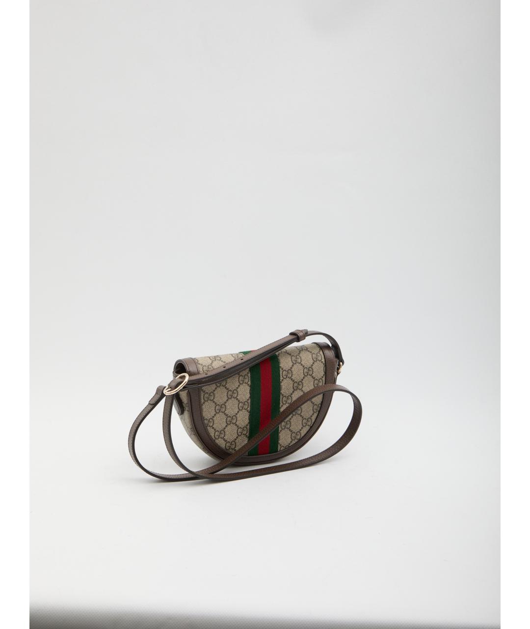GUCCI Бежевая хлопковая сумка через плечо, фото 2