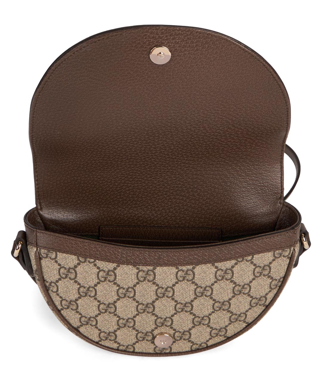 GUCCI Бежевая хлопковая сумка через плечо, фото 5