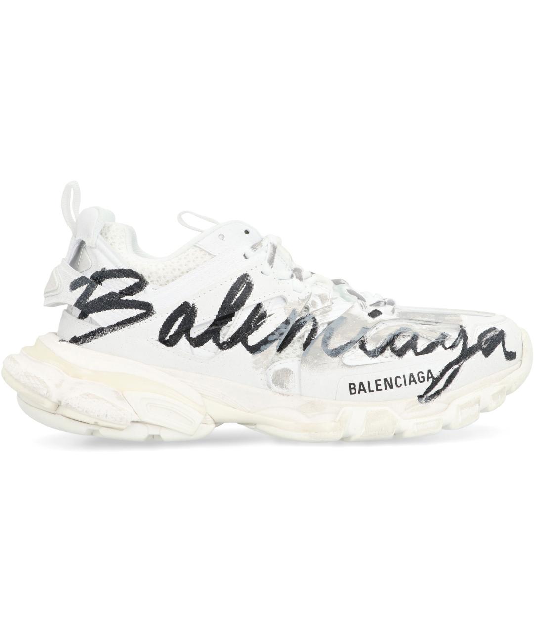BALENCIAGA Белые синтетические кроссовки, фото 2