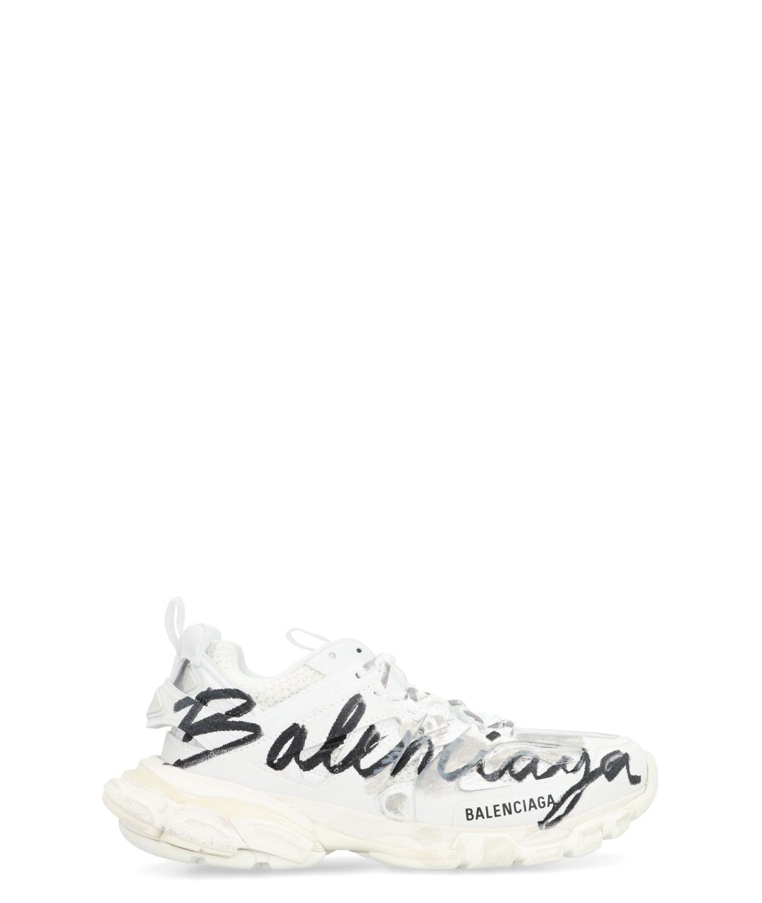 BALENCIAGA Белые синтетические кроссовки, фото 1