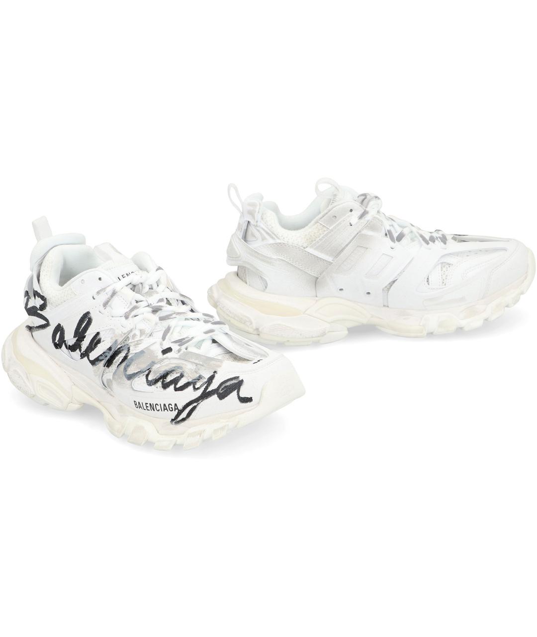 BALENCIAGA Белые синтетические кроссовки, фото 3