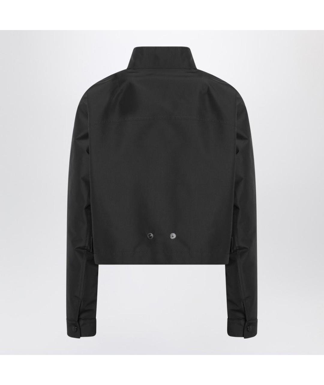 MONCLER Черная полиэстеровая куртка, фото 2