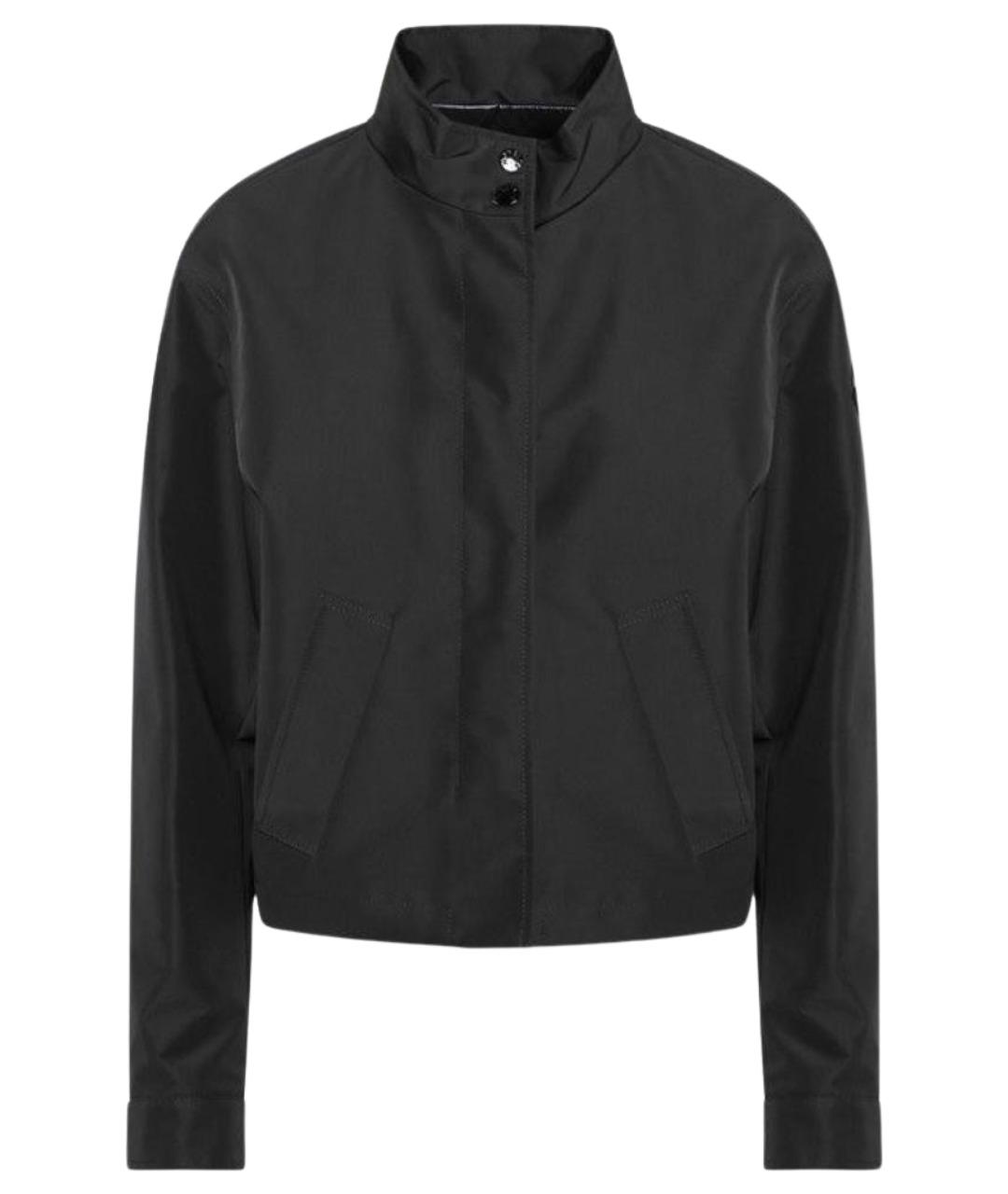 MONCLER Черная полиэстеровая куртка, фото 1