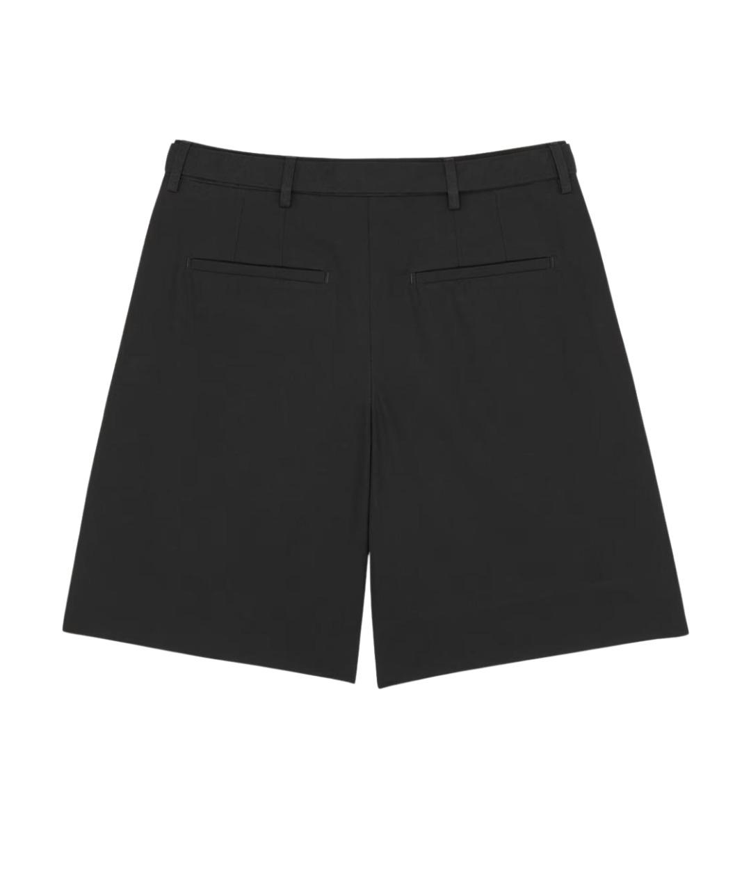SAINT LAURENT Черные хлопковые шорты, фото 2