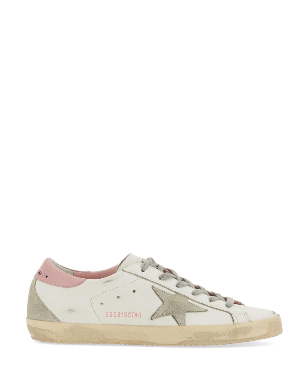 GOLDEN GOOSE DELUXE BRAND Белые кожаные кроссовки, фото 1