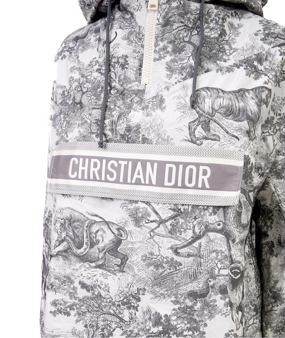 CHRISTIAN DIOR Серый полиэстеровый костюм с брюками, фото 5
