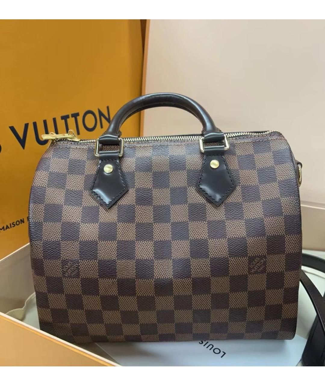LOUIS VUITTON Коричневая дорожная/спортивная сумка, фото 3