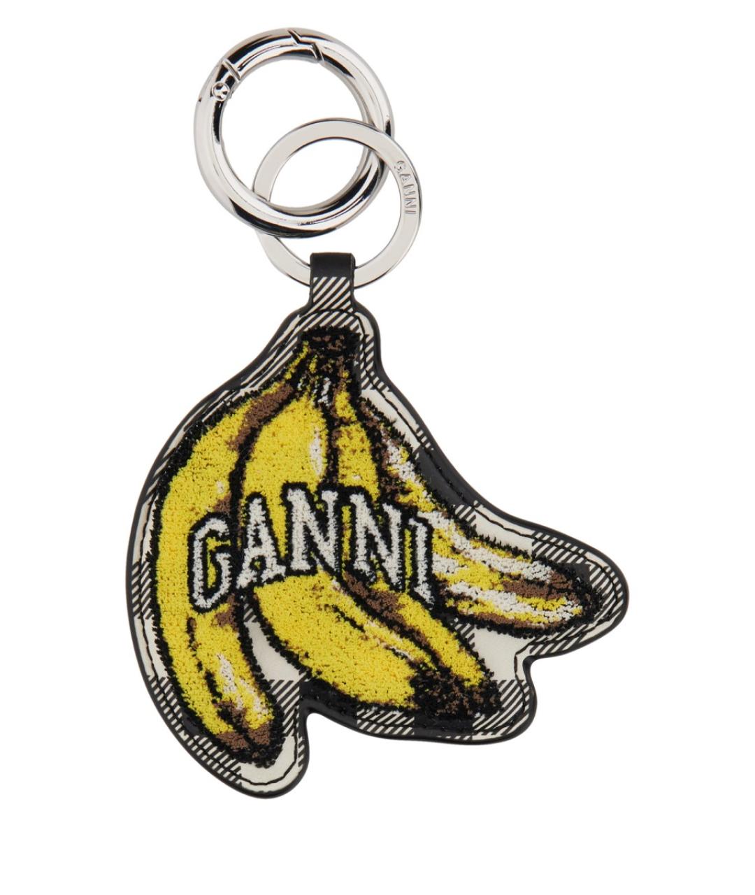 GANNI Черный брелок, фото 1