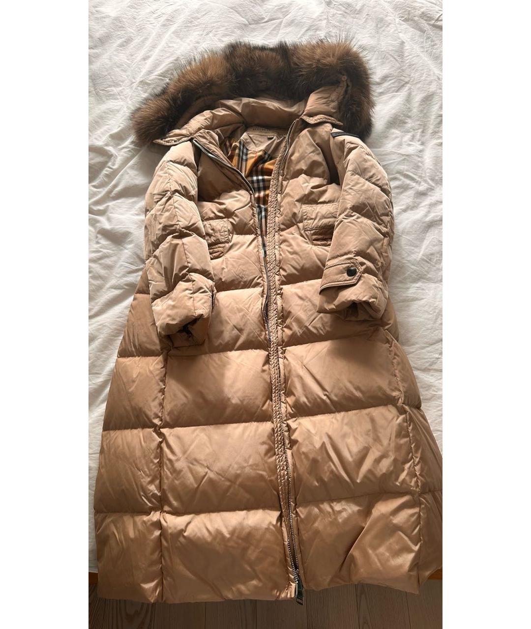 BURBERRY Бежевый пуховик, фото 5