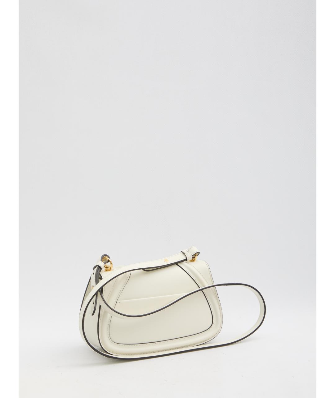 GUCCI Белая кожаная сумка через плечо, фото 2