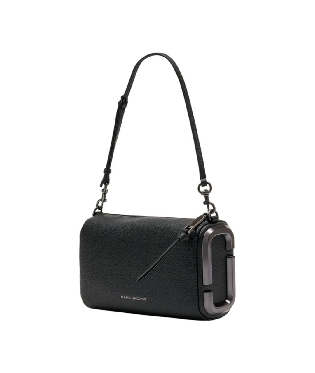 MARC JACOBS Черная кожаная сумка с короткими ручками, фото 2