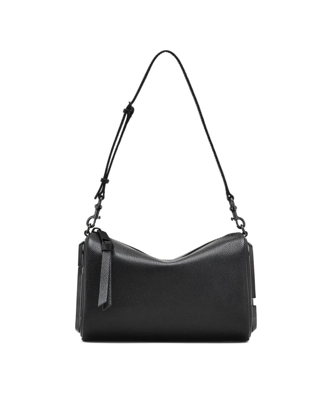 MARC JACOBS Черная кожаная сумка с короткими ручками, фото 3