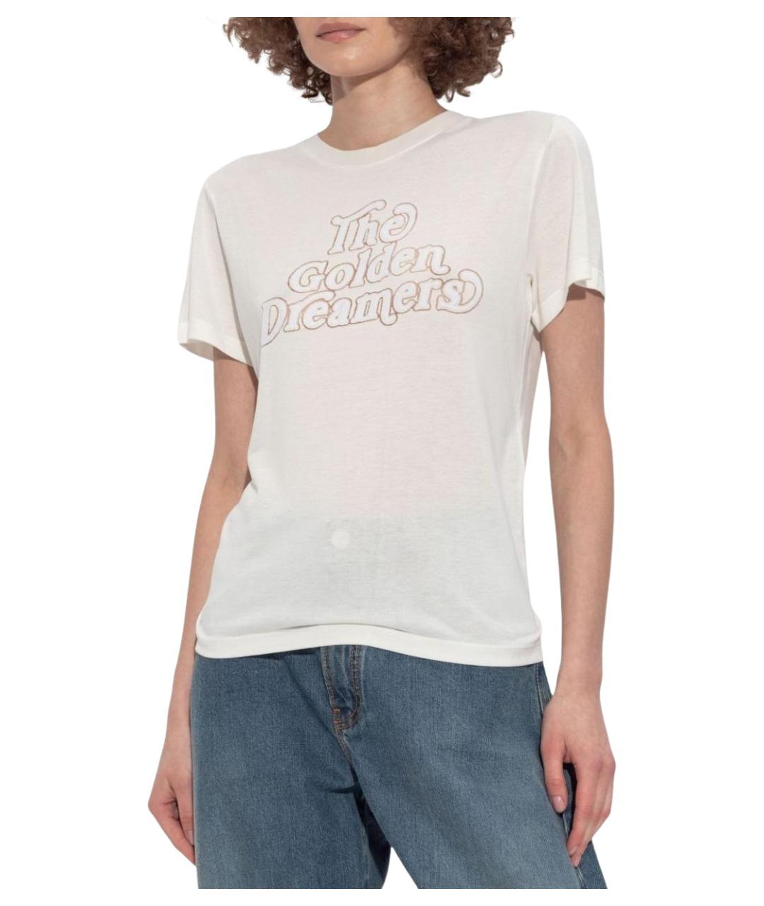 GOLDEN GOOSE DELUXE BRAND Белая футболка, фото 2