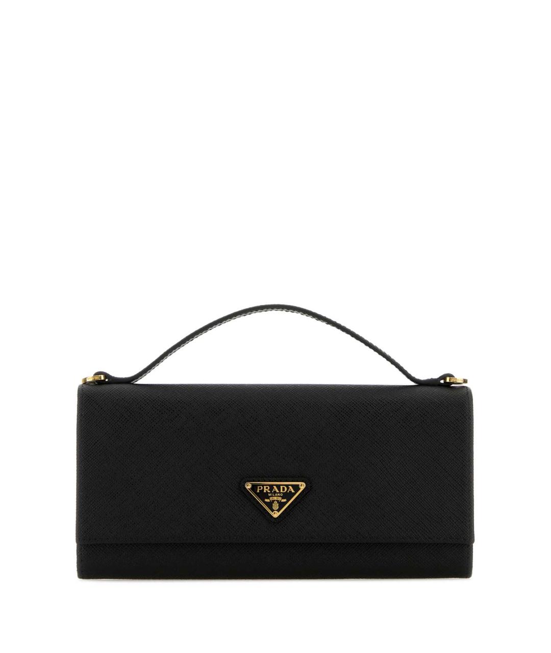 PRADA Черный кожаный кошелек, фото 1