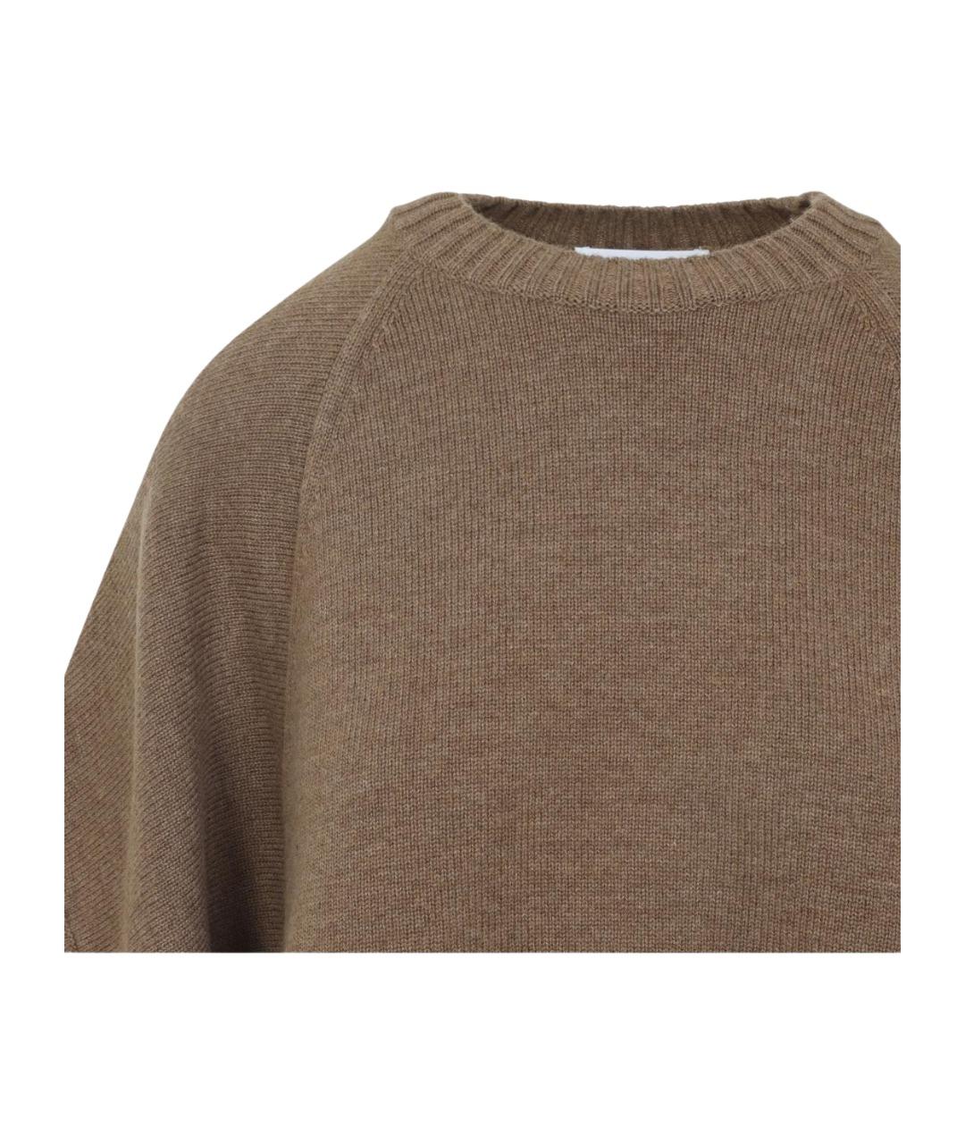 MAX MARA Бежевый кашемировый джемпер / свитер, фото 3