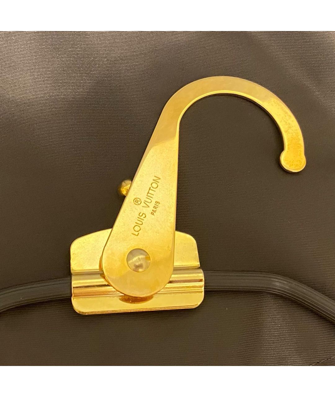 LOUIS VUITTON Коричневый чемодан, фото 4