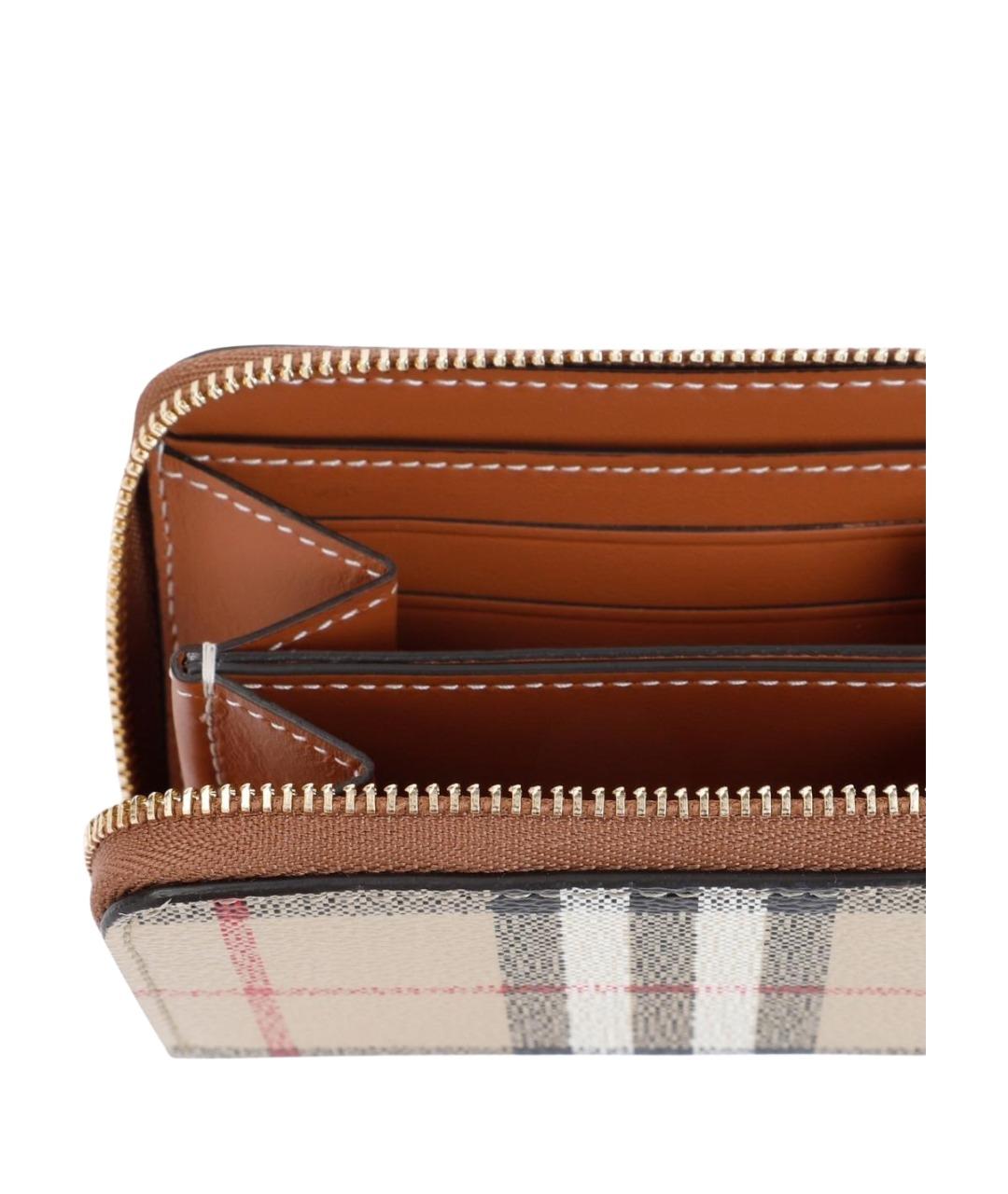 BURBERRY Бежевый кошелек, фото 3