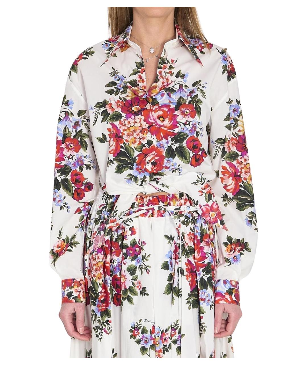 DOLCE&GABBANA Мульти хлопковая рубашка, фото 1