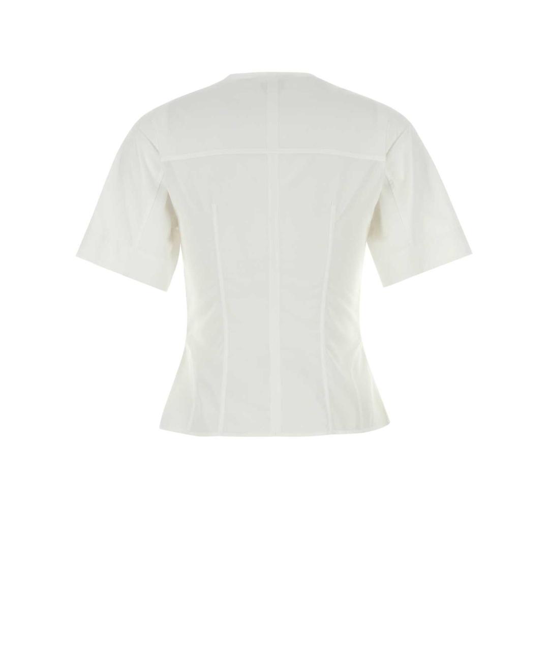 ALEXANDER MCQUEEN Белая хлопковая футболка, фото 2