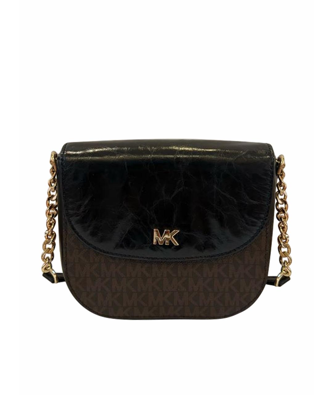 MICHAEL MICHAEL KORS Коричневая сумка через плечо из искусственной кожи, фото 1