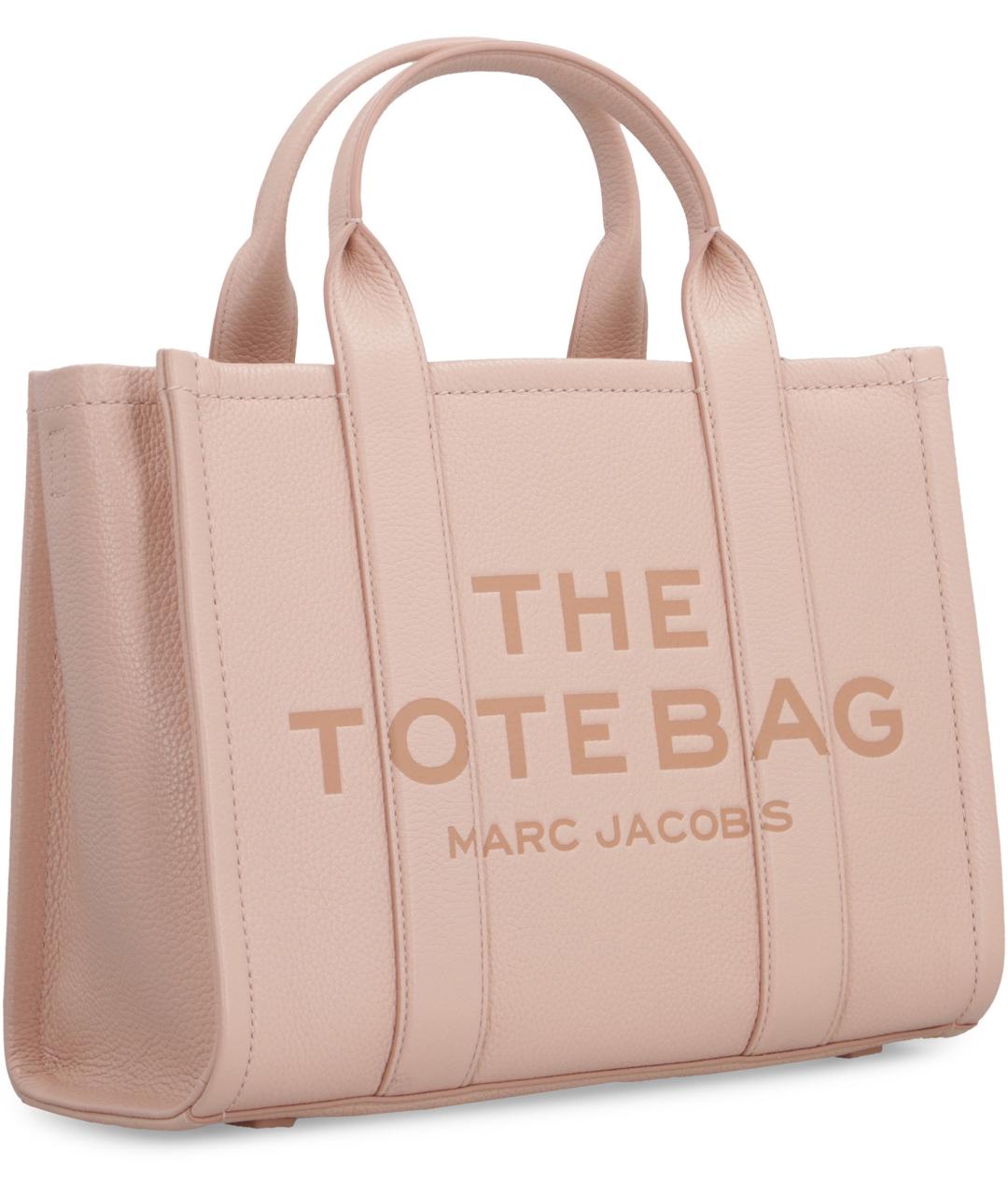 MARC JACOBS Розовая кожаная сумка тоут, фото 2