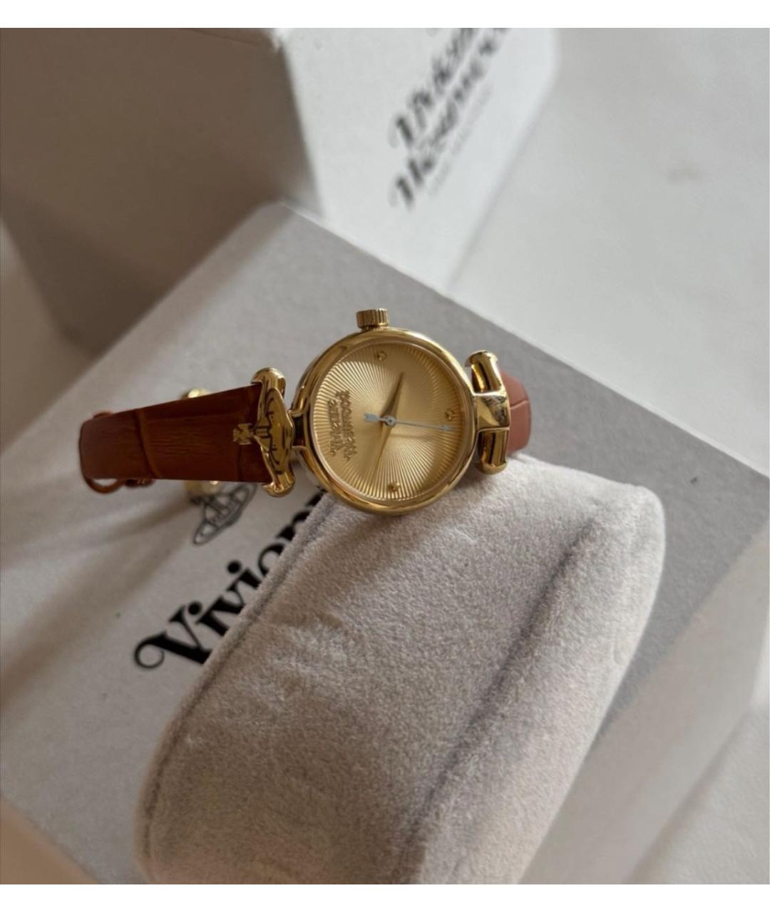 VIVIENNE WESTWOOD Золотые стальные часы, фото 6
