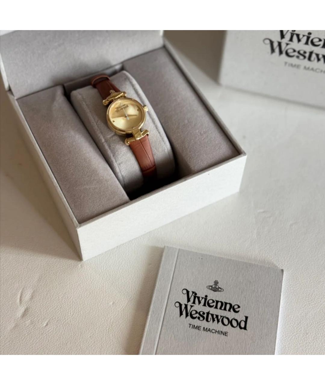 VIVIENNE WESTWOOD Золотые стальные часы, фото 2