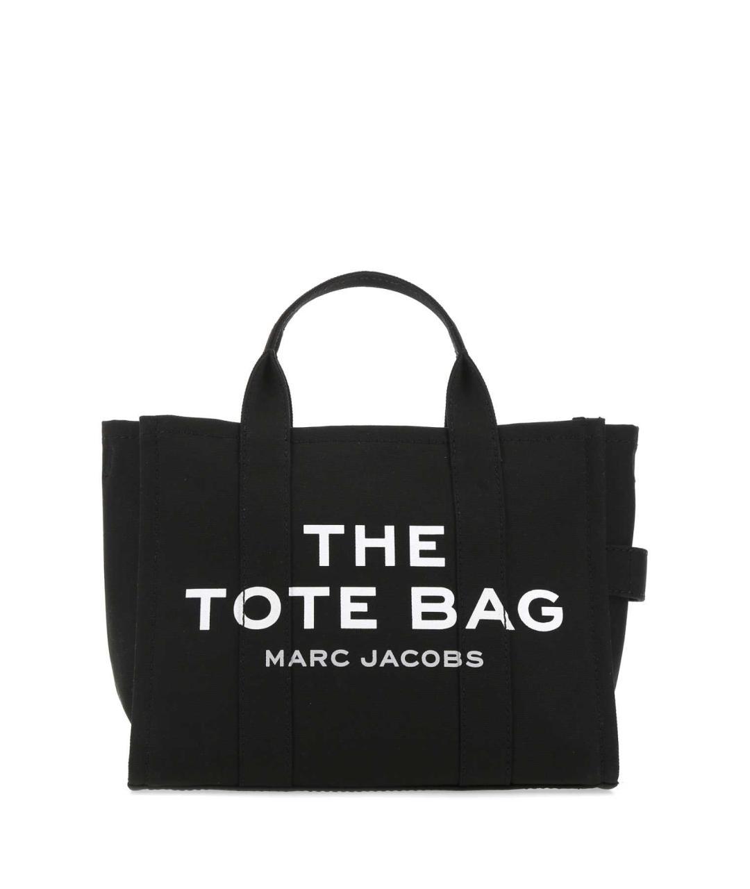 MARC JACOBS Черная хлопковая сумка тоут, фото 3
