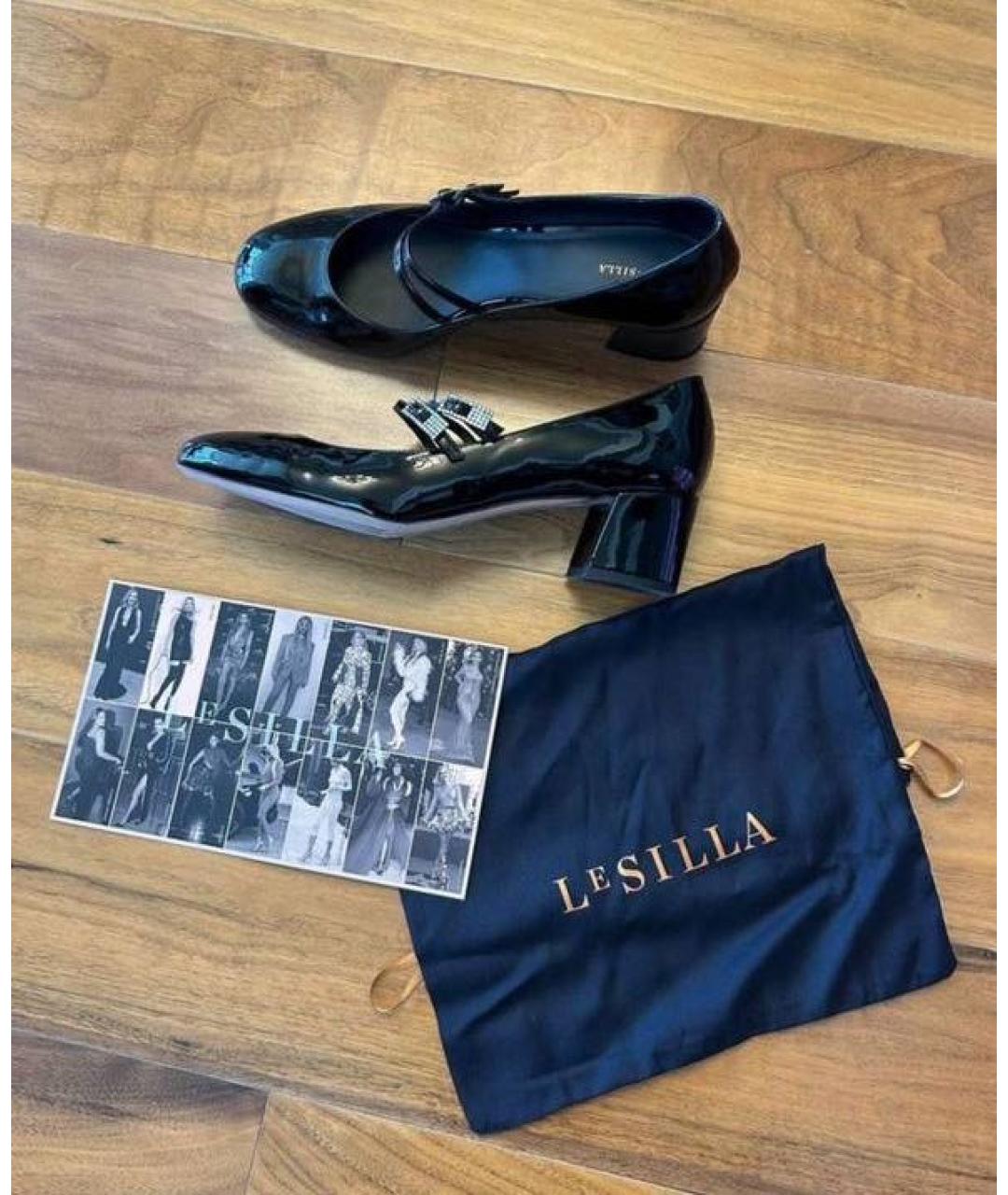 LE SILLA Черные туфли из лакированной кожи, фото 2