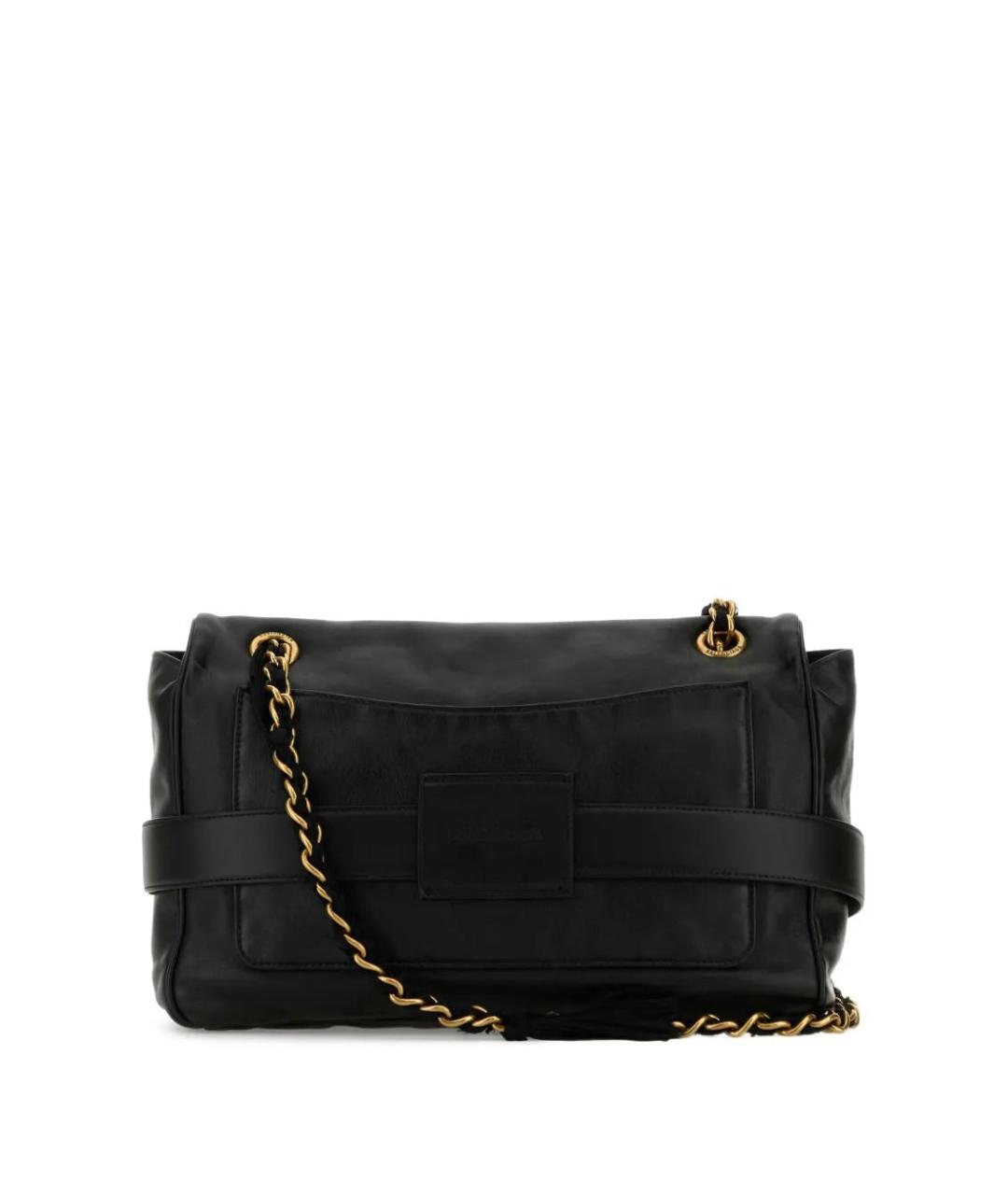 BALENCIAGA Черная кожаная сумка через плечо, фото 2