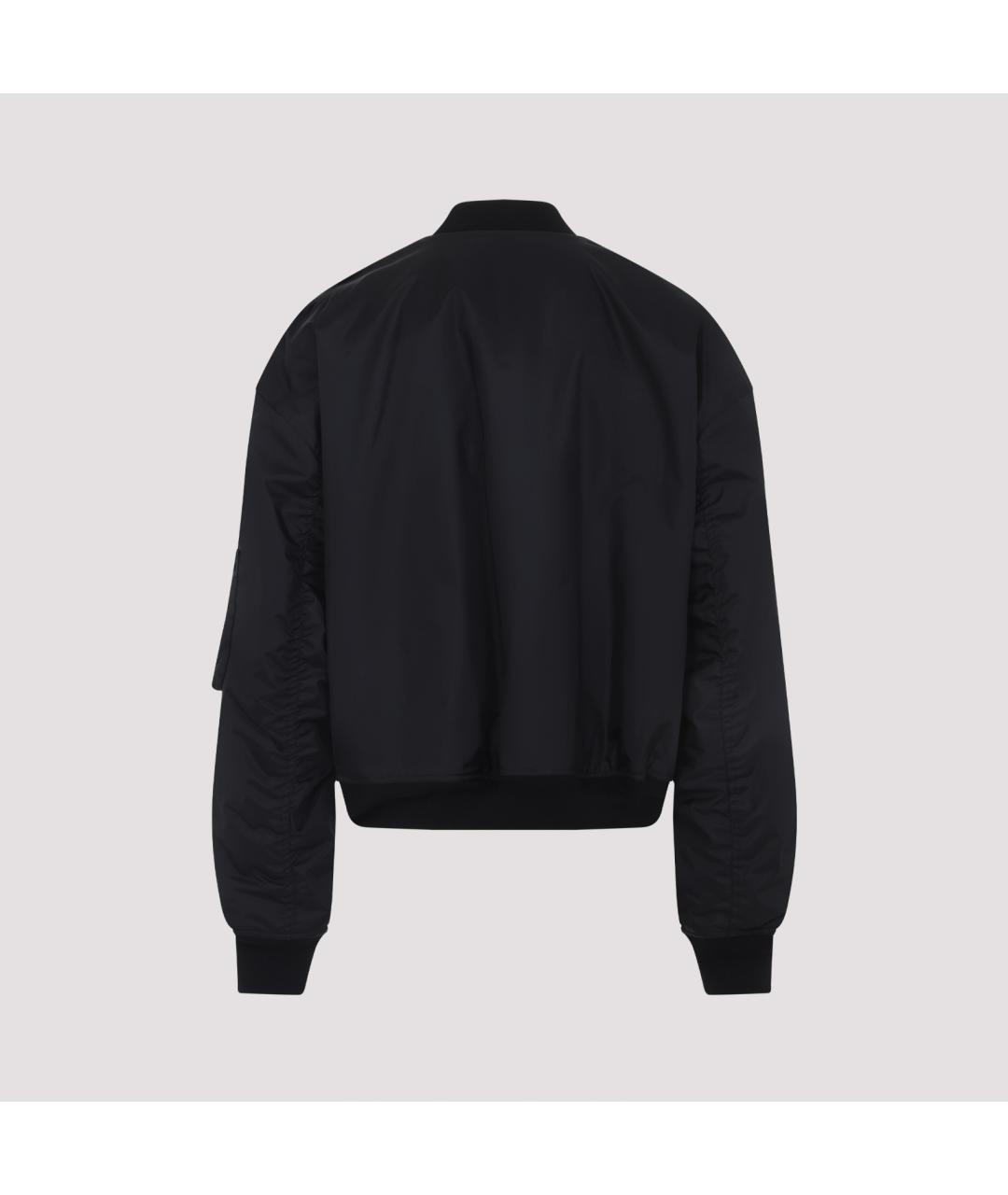 BALENCIAGA Черная полиамидовая куртка, фото 3
