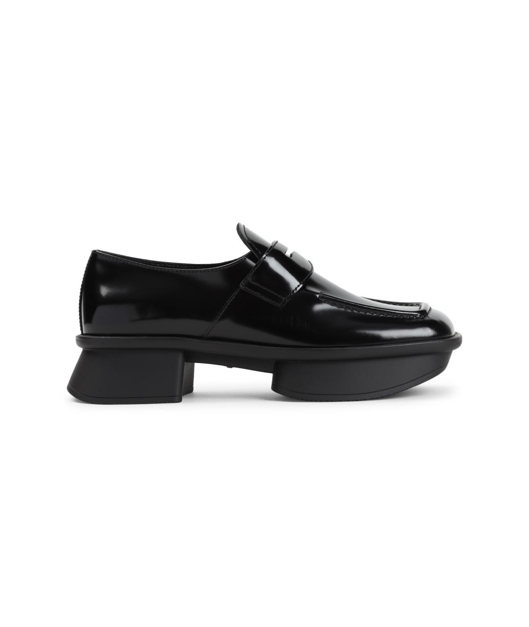 PRADA Черные кожаные лоферы, фото 6