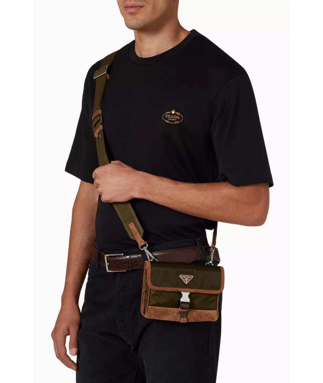 PRADA Коричневая сумка на плечо, фото 3