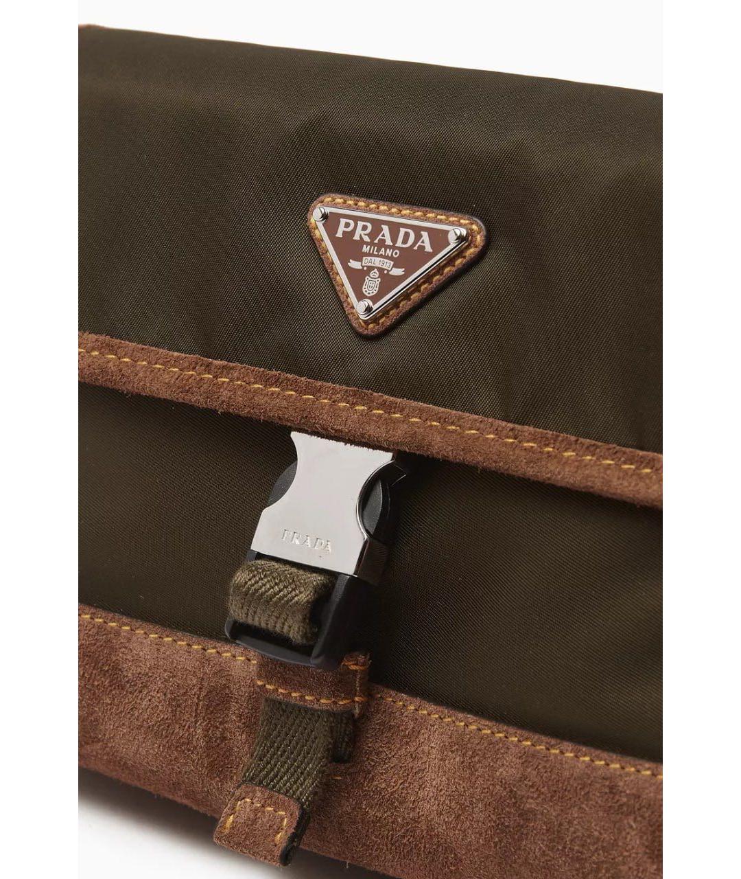 PRADA Коричневая сумка на плечо, фото 5